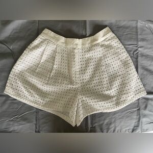 3.1 Phillip Lim Lace Pattern Mini Shorts